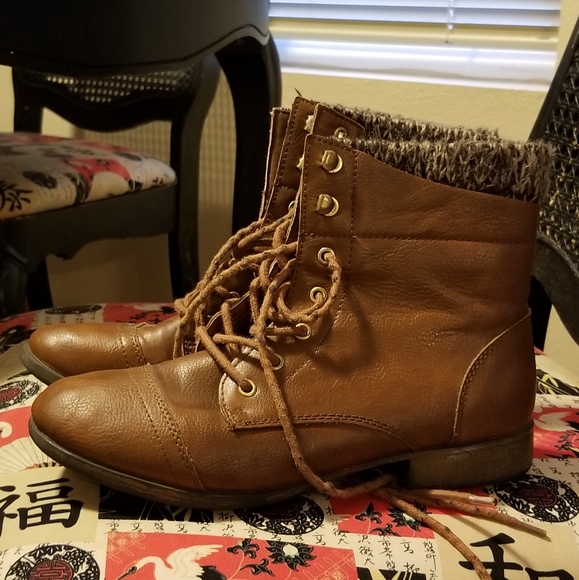 brash brown boots